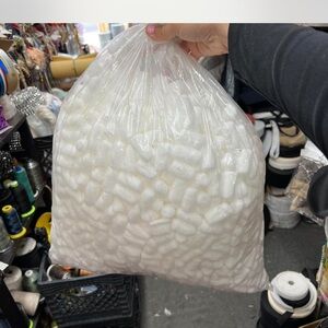 Large Bag of White Packing Peanuts